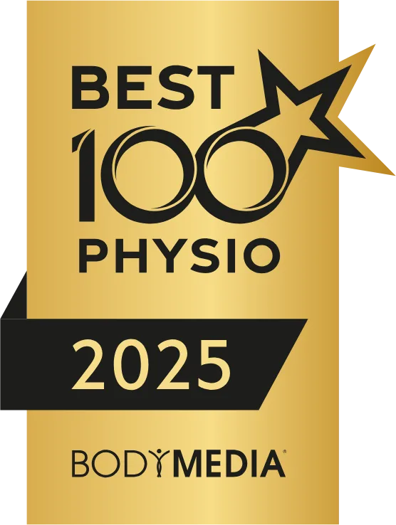Siegel BEST 100 PHYSIO 2025 von BODYMEDIA